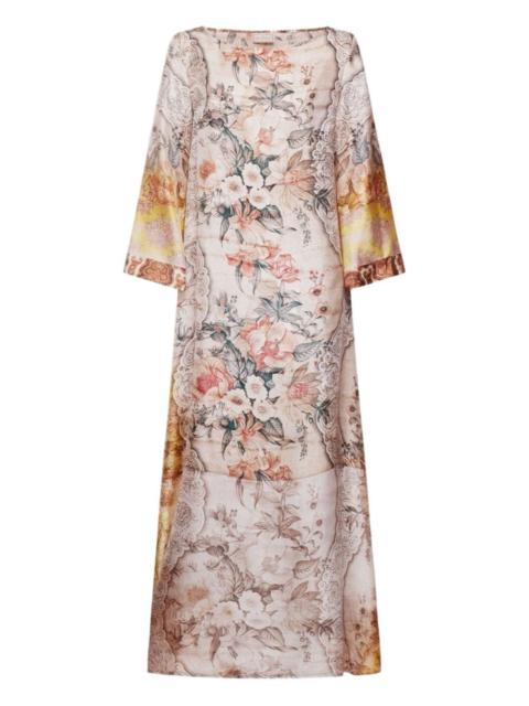 Pierre-Louis Mascia floral silk maxi dress