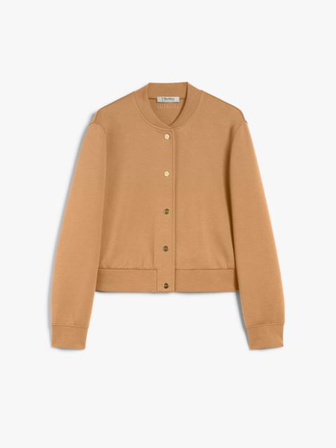 'S Max Mara BARBARA Scuba jersey bomber jacket