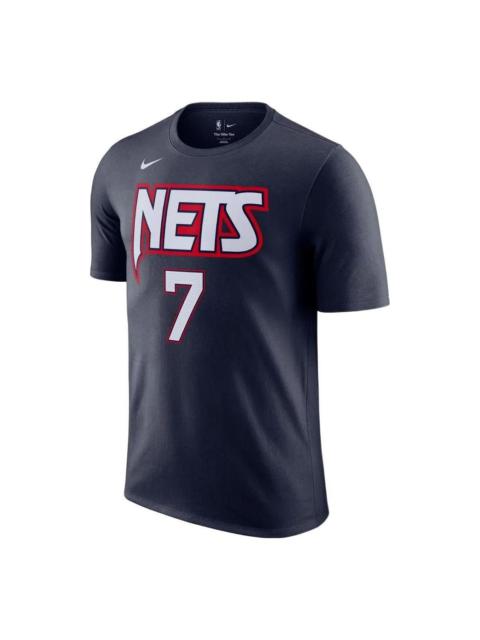 Nike Nike NBA Brooklyn Nets Durant No. 7 T-Shirt 'Navy White Red' DA7359-419