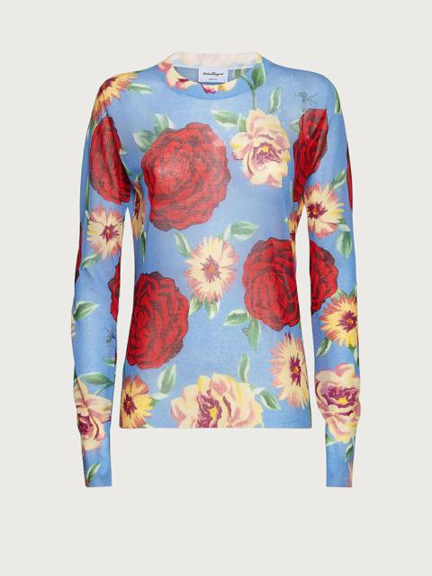 FERRAGAMO PRINTED SWEATER