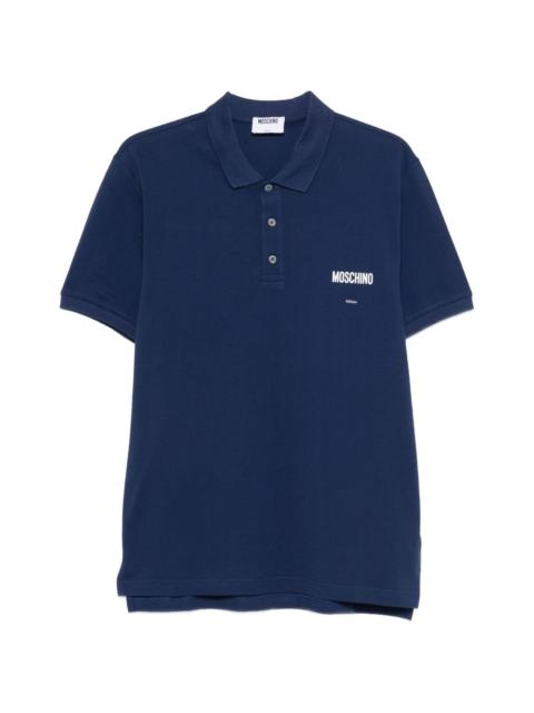 Moschino logo-print polo shirt