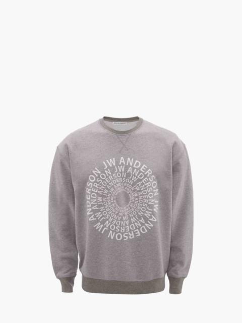 JW Anderson SWIRL LOGO SWEATSHIRT