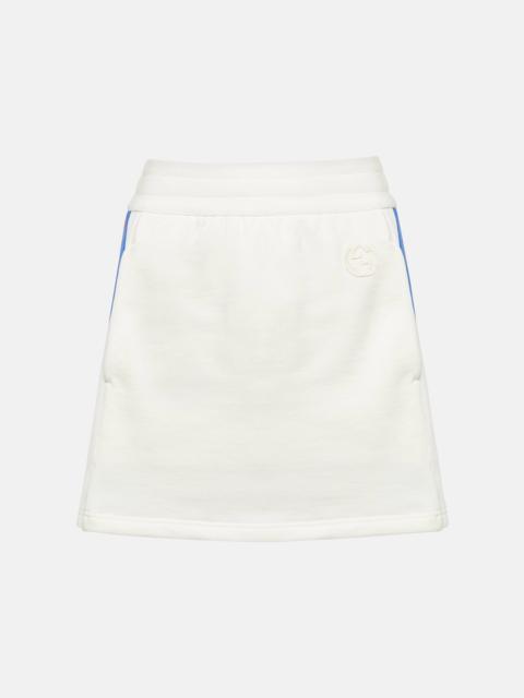 GUCCI Cotton jersey miniskirt
