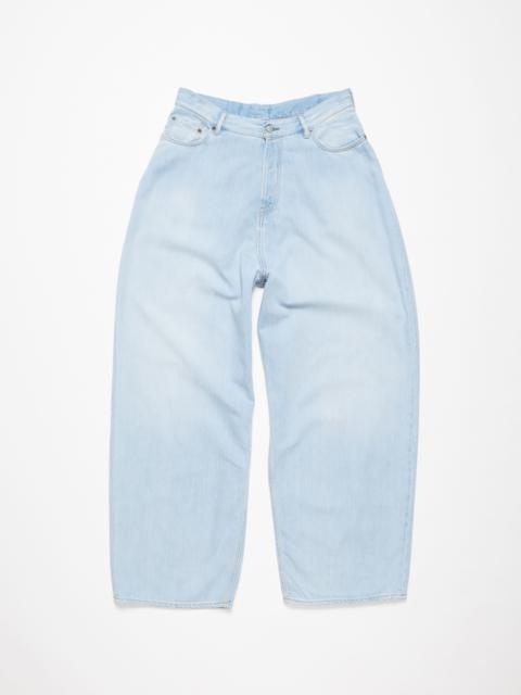 Acne Studios Super baggy fit jeans - 2023F - Mid Blue