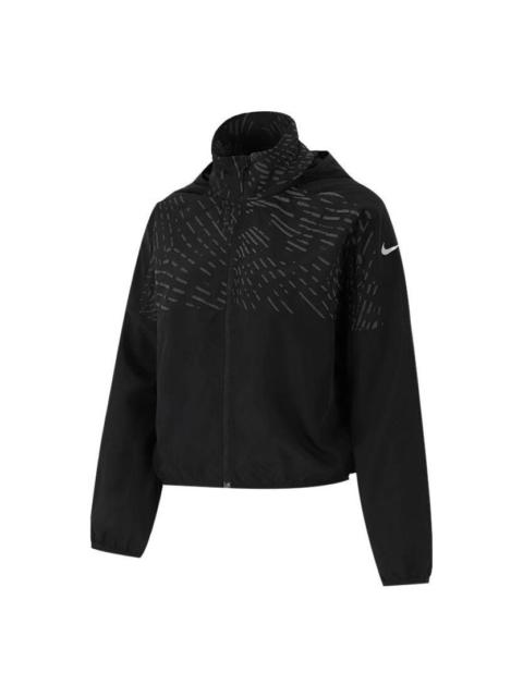 Nike (WMNS) AS W NK Run DVN Reflective JKT Black DD6463-010