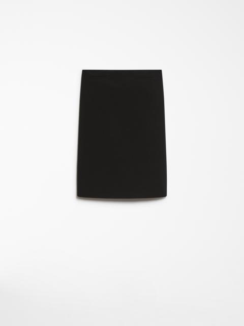 Sportmax LUIGIA Straight-fit stretch wool skirt