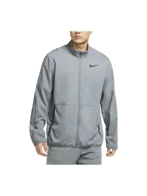 Nike Dri-FIT Woven Training Jacket 'Grey' CU4953-084