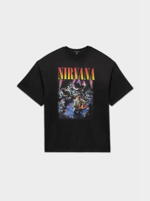 R13 NIRVANA CONCERT OVERSIZED T SHIRT - BLACK | R13