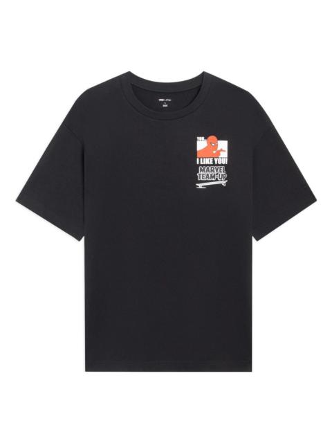 Li-Ning x MARVEL Spider Man Graphic T-shirt 'Black' AHSSB89-1