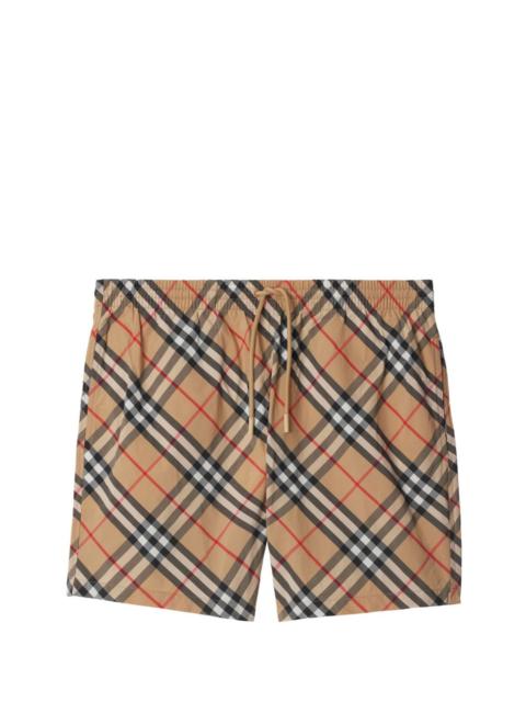 Burberry Checked Print Bermuda Shorts