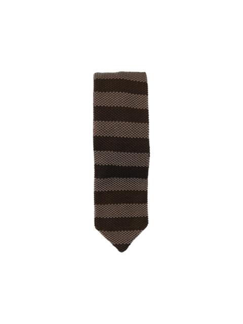 mfpen striped knitted tie