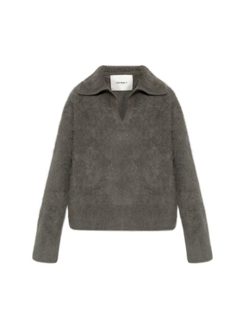 LISA YANG brushed-effect sweater