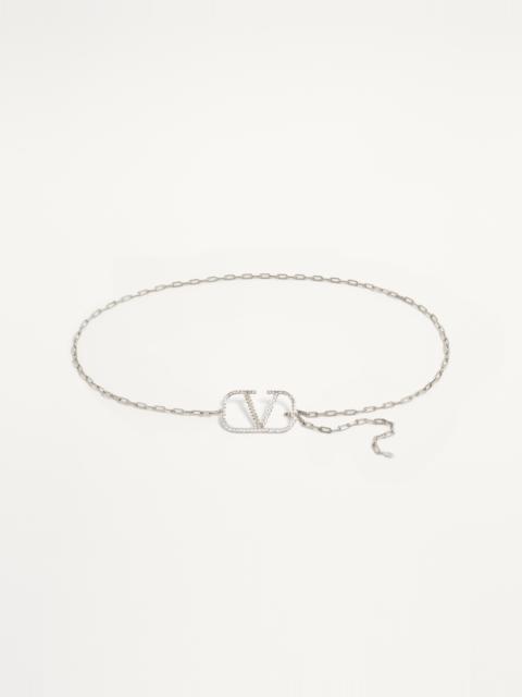Valentino VLOGO SIGNATURE CHAIN BELT