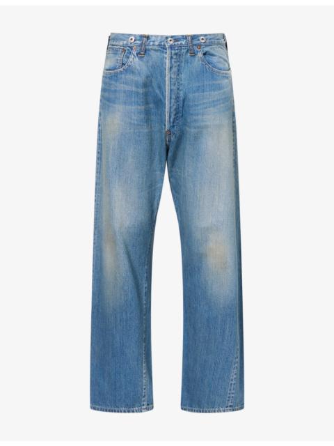 A.PRESSE No.22 Wash Wide Denim Jeans