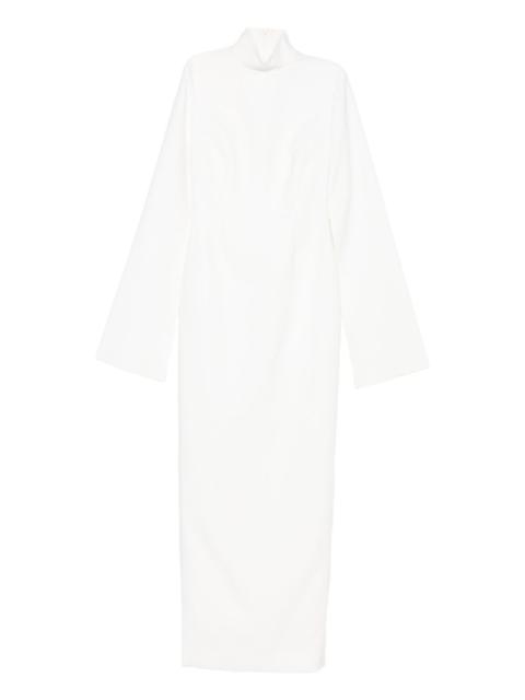 SOLACE LONDON The Josefine long-sleeve maxi dress