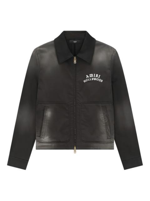 AMIRI logo-detail zip-up jacket