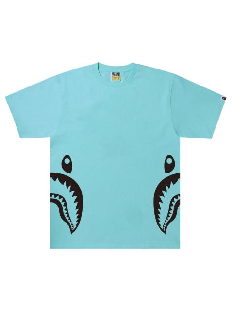 A BATHING APE® BAPE Bicolor Side Shark Tee 'Sax'