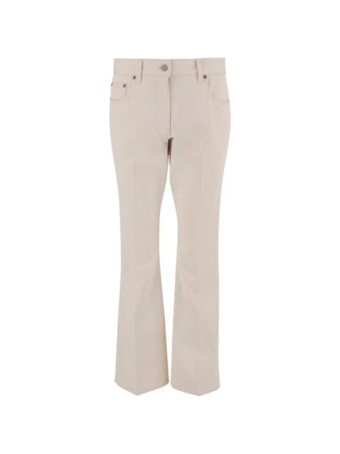 Valentino logo-patch trousers