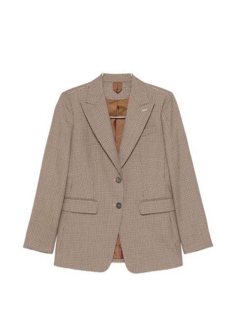 Max Mara Max Mara Caro Houndstooth-pattern Tailored Jacket