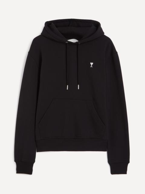 AMI Paris Cotton Contrast Ami de Coeur Hoodie