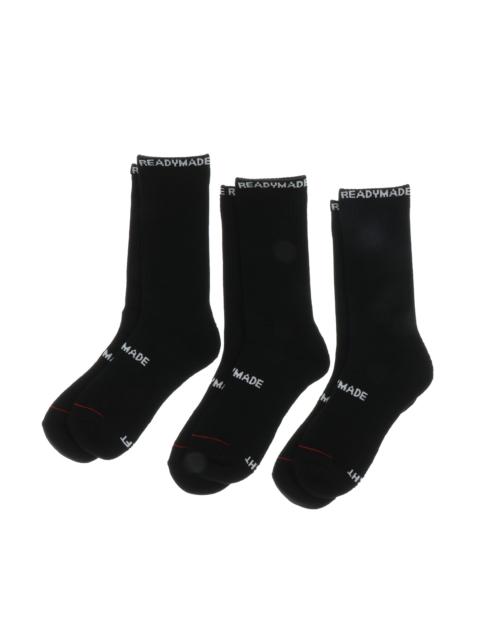 Readymade 3P CREW SOCKS / BLK