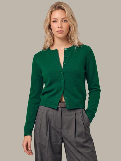 525 america 100% Cashmere Crewneck Cardigan