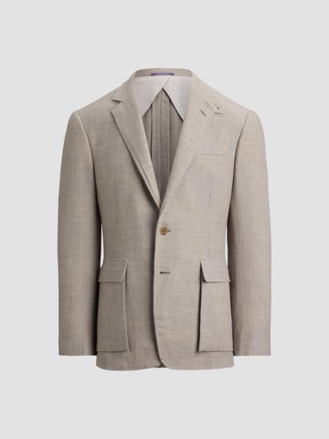 Ralph Lauren Men's Textured Open Weave Single-Breasted Sport Coat - Pearl Grey Multi