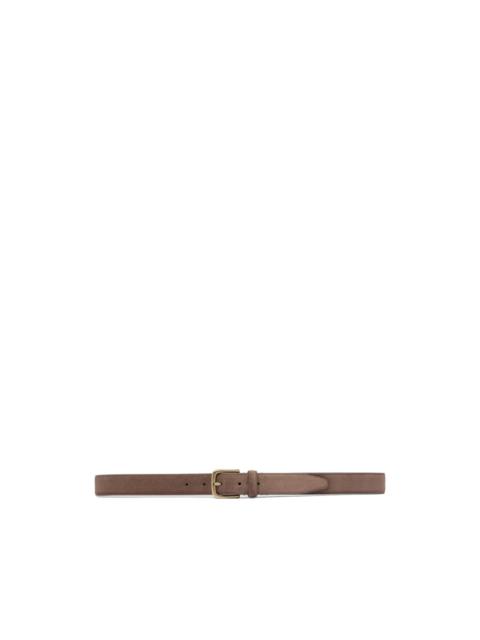 OFFICINE CREATIVE suede slim belt