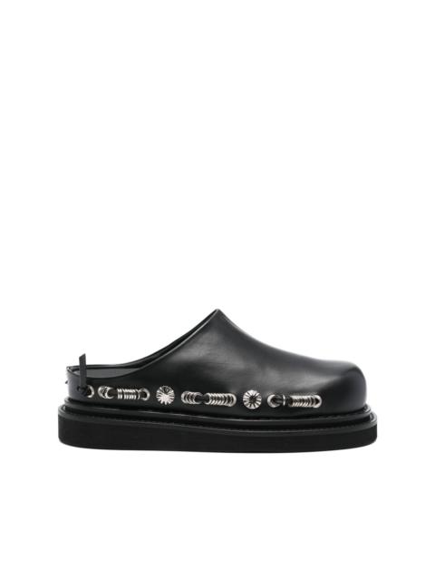 TOGA PULLA stud-detail slippers