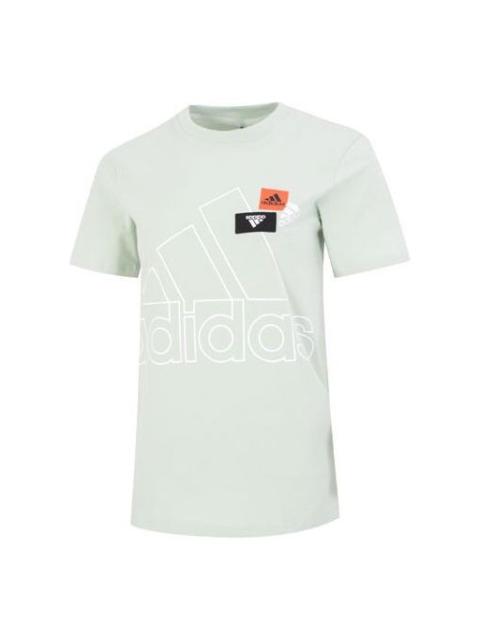 adidas (WMNS) adidas Brd T-Shirt 'White Black' HM5288
