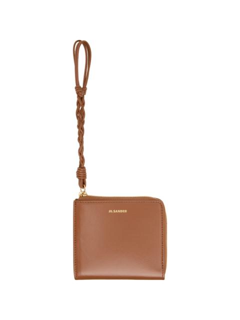 Jil Sander Brown Tangle Wallet