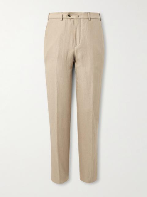 Loro Piana Carlo Straight-Leg Linen Suit Trousers