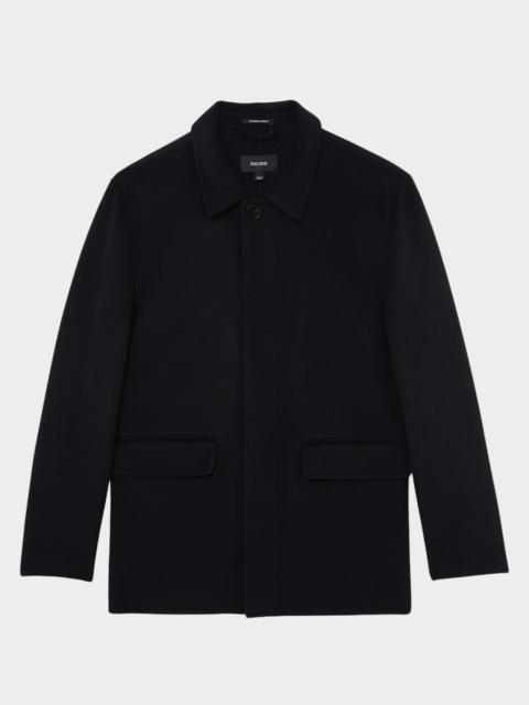 REISS Men's Tamworth Wool-Blend Double-Face Jacket