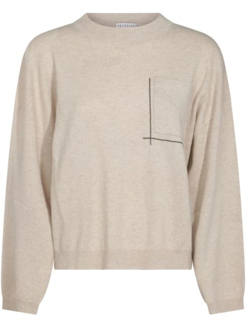 Brunello Cucinelli Monili Chain-detail Sweater