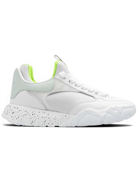 Alexander McQueen Alexander McQueen Oversized Court Trainer White Cream Green Lime