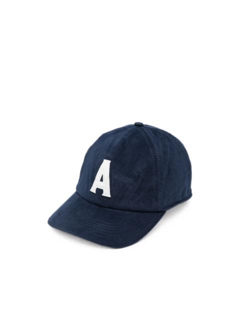 AUTRY logo-embroidered corduroy baseball cap