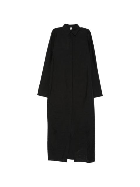 TOTEME long-sleeve shirt dress