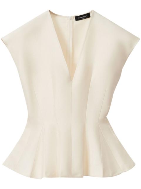 FABIANA FILIPPI peplum-waist shirt