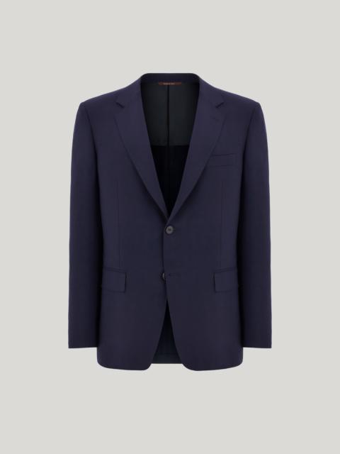 Canali NAVY BLUE CASHMERE SINGLE-BREASTED JACKET