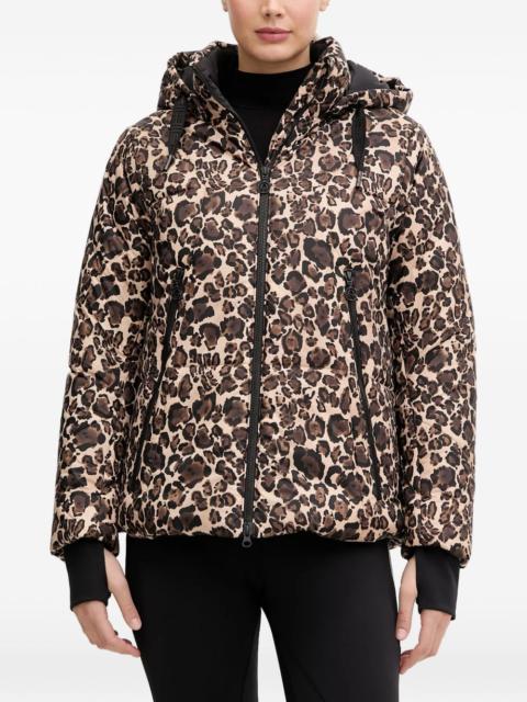 SPORTALM leopard-print hooded jacket