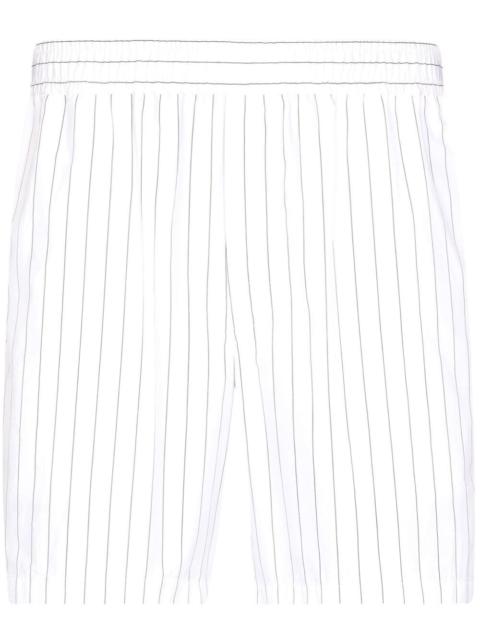 Dolce & Gabbana striped poplin bermuda shorts