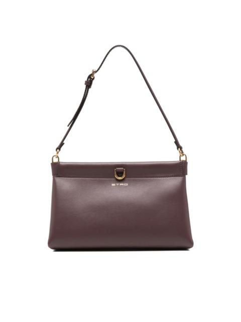 Etro Talk leather clutch bag