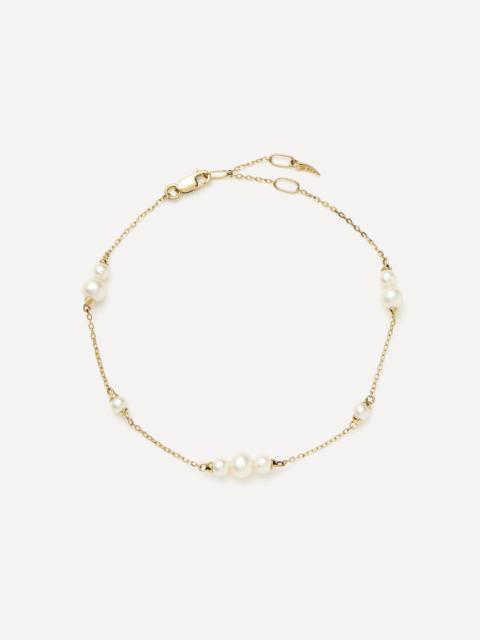 MISSOMA 14ct Gold Fine Pearl Chain Bracelet
