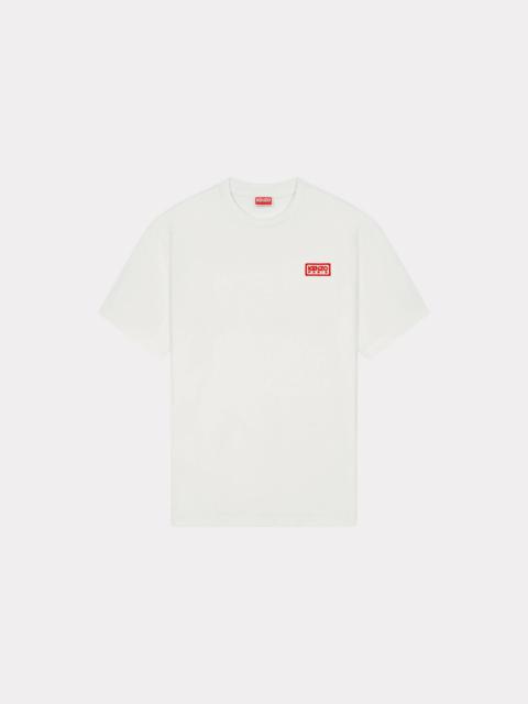 KENZO 'Bicolor KENZO Paris' classic two-tone embroidered T-shirt
