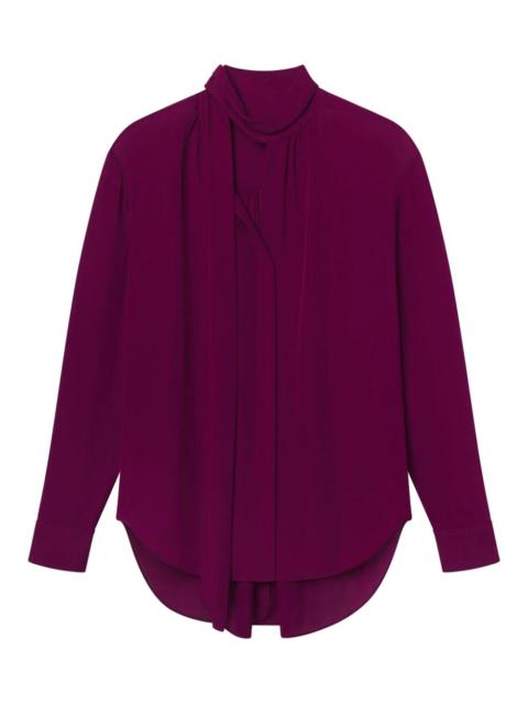 A.L.C. tied-neck silk blouse