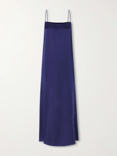 ANINE BING Mae Silk Satin Maxi Dress
