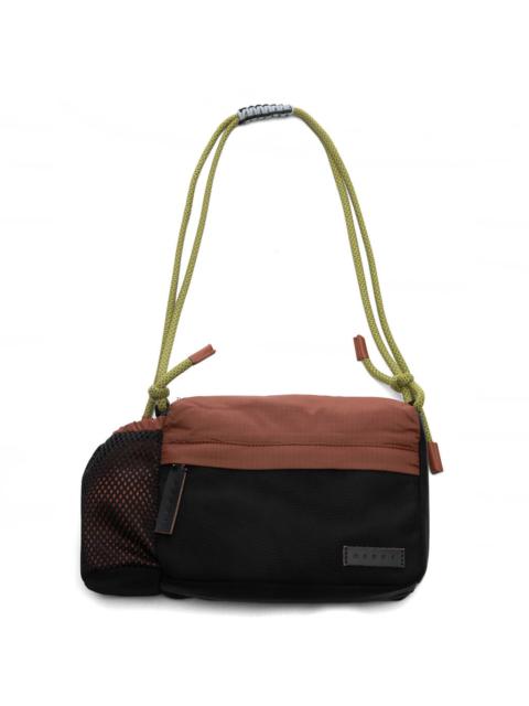 Marni SHOPPING BAG - RUST/BLACK