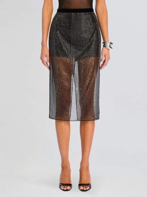 RETROFÊTE KITTY EMBELLISHED SKIRT