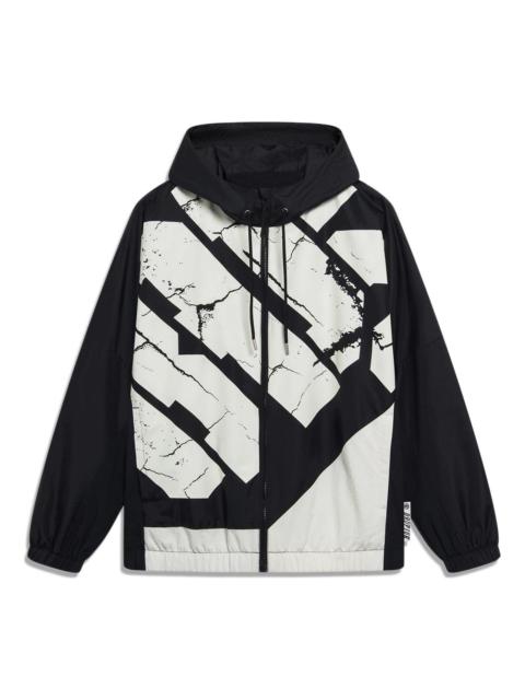 Li-Ning Li-Ning BadFive Woven Hooded Windbreaker 'Black White' AFDT059-4