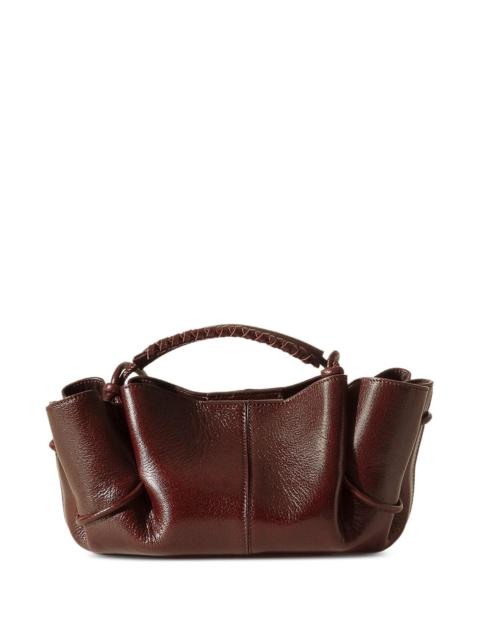 HEREU Hereu Mini Arta Ruched Leather Tote Bag